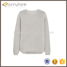 Round neck womans cashmere sweater